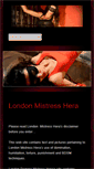 Mobile Screenshot of mistress-hera.co.uk